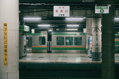 上野駅 地平ホームの地平線11