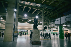 上野駅 地平ホームの地平線10