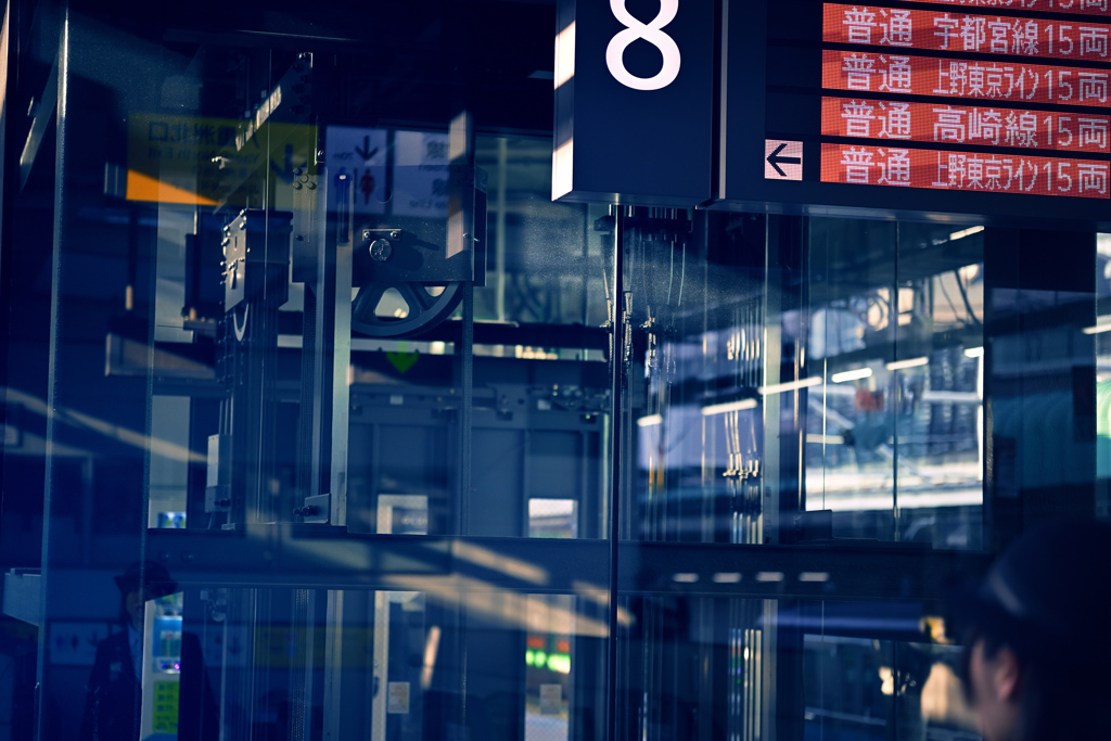 東京駅８番線にて