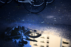 雨上がりの自転車01