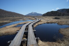 早春の尾瀬ヶ原