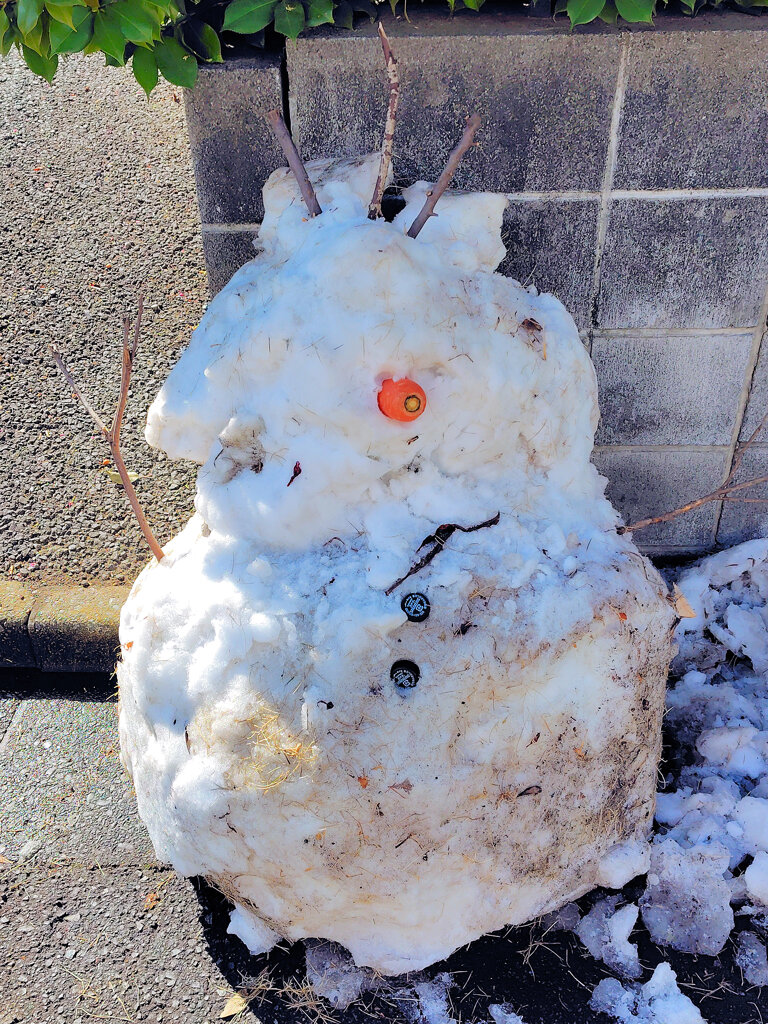 ☃*＜|：D)(　　) 雪ダルマ