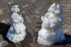 ☃*＜|：D)(　　) 雪ダルマ？