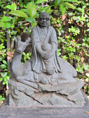 近所のお寺の参道で　１０