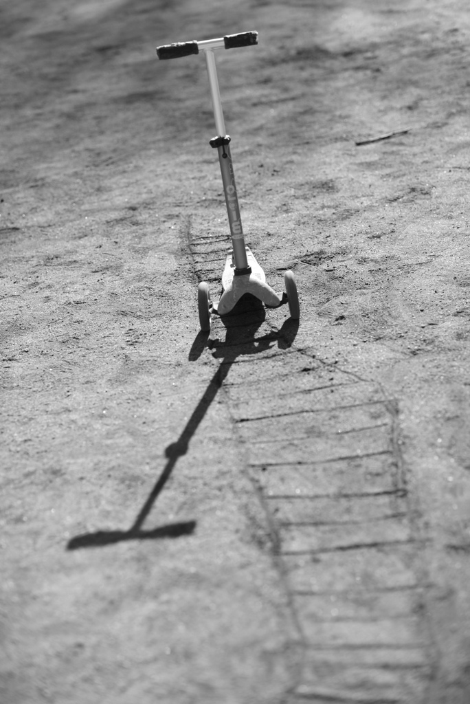 新型レール試運転中