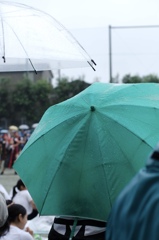 雨の運動会