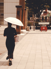 you were holding an umbrella