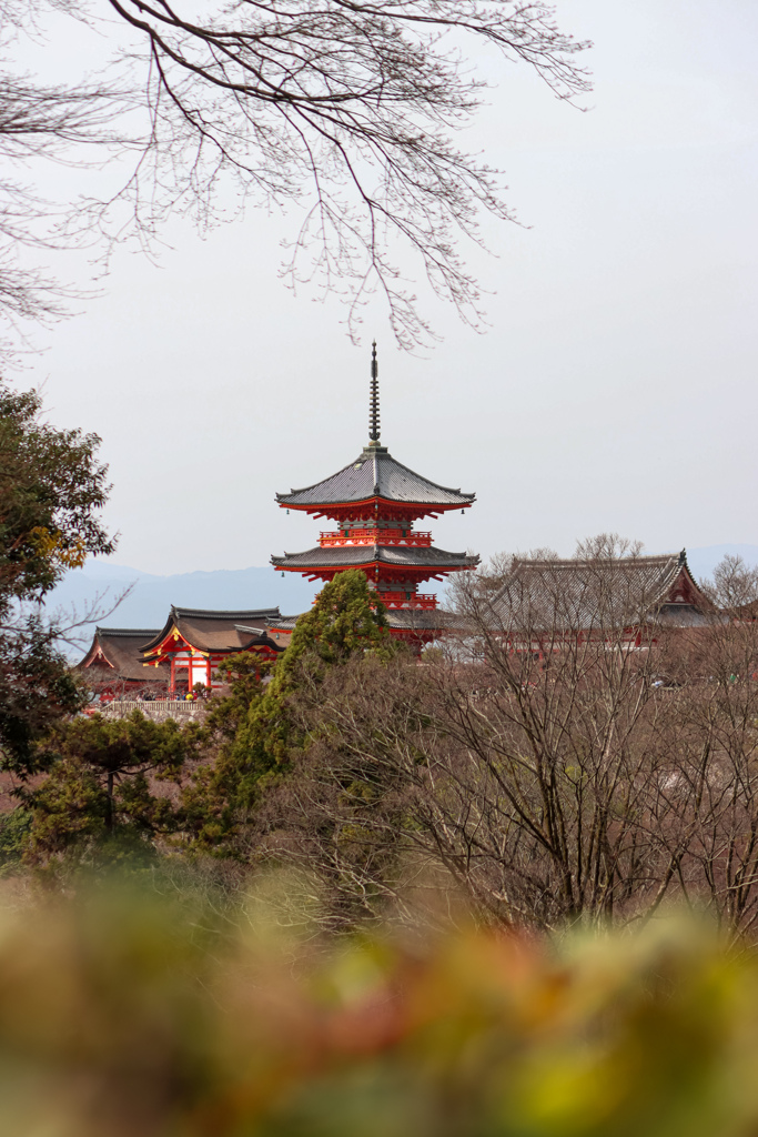 清水寺にて