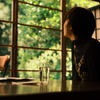 蕎麦屋で
