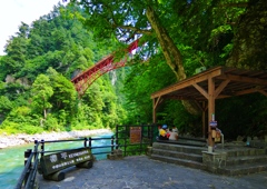 河原展望台・足湯〜欅平散策〜
