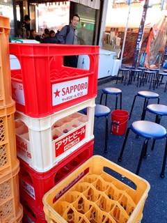 カラフル！ ビール箱