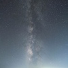 天の川に向かって