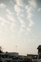 朝の空