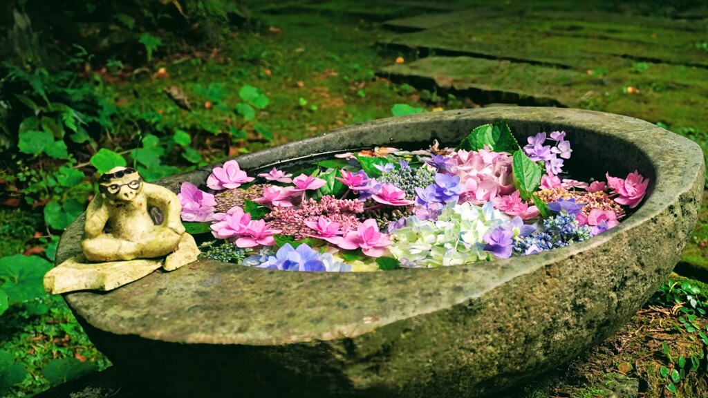 花手水
