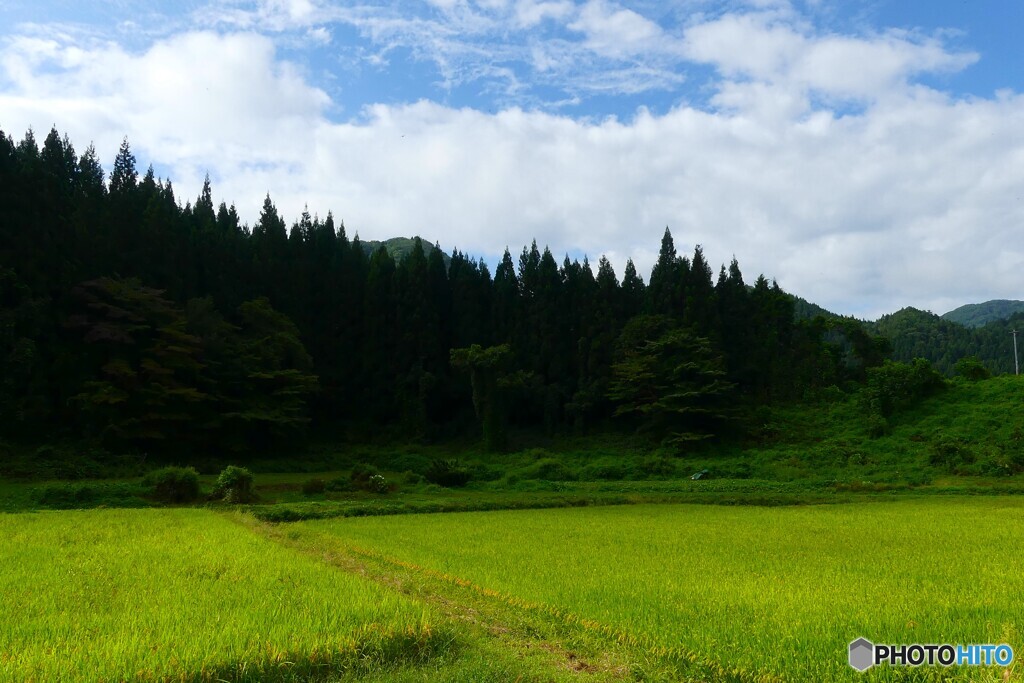 新秋の山里