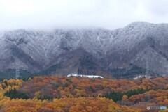 広がる雪カーテン