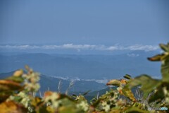 新秋の山並