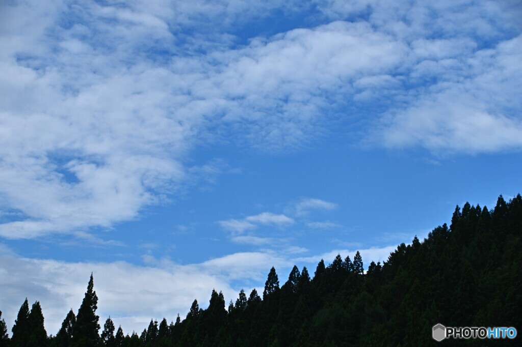 夏雲流れて