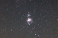 光害地で撮影したM42オリオン座大星雲