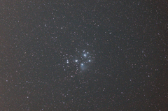 光害地で撮影したM45プレアデス星団