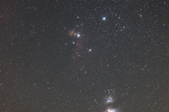 光害地で撮影したIC434馬頭星雲周辺