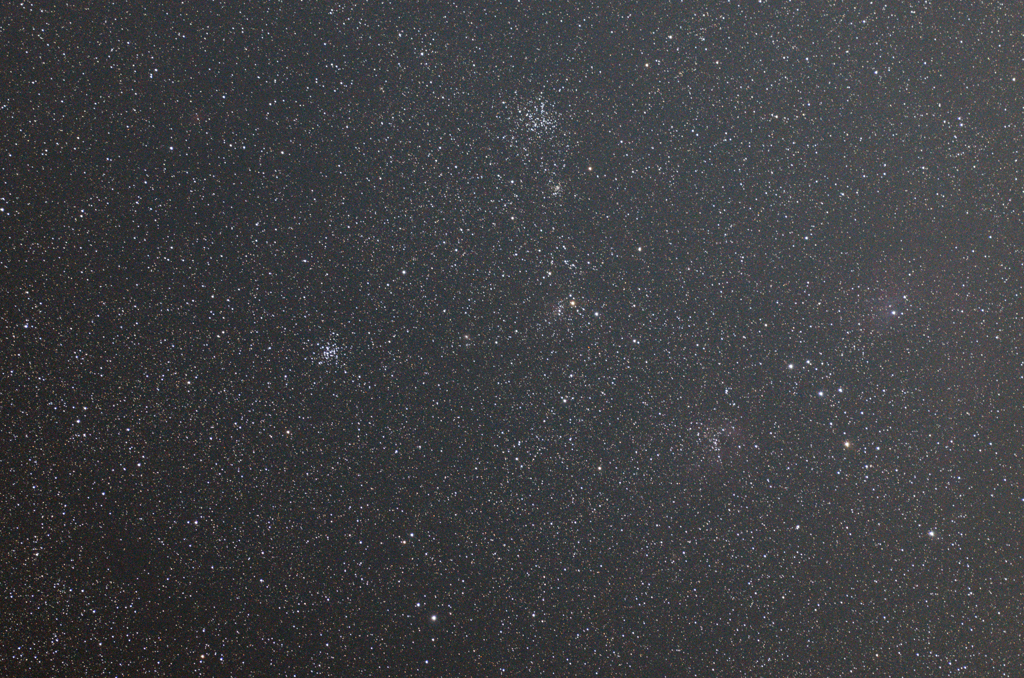 光害地で撮影したM36,M38散開星団