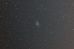 光害地で撮影したM33さんかく座銀河