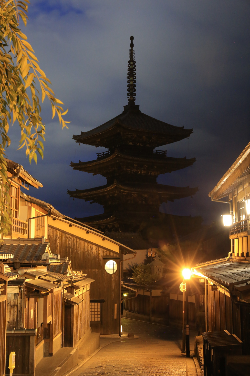 早朝の京都