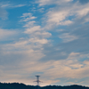 青空ろ雲と鉄塔