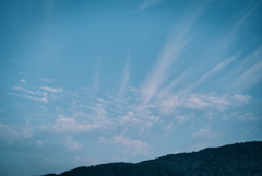 早朝の空