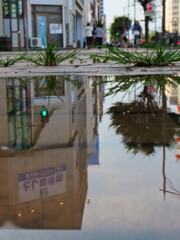 雨は降ってないのに