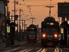 夕暮れ