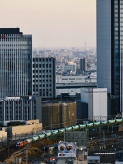 夕暮れ