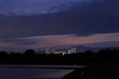 夕暮れ