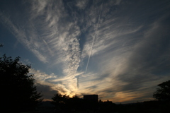 夕暮れ