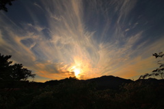国見ケ丘の夕焼け - ①