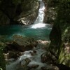 深い渓谷の流れ - ①