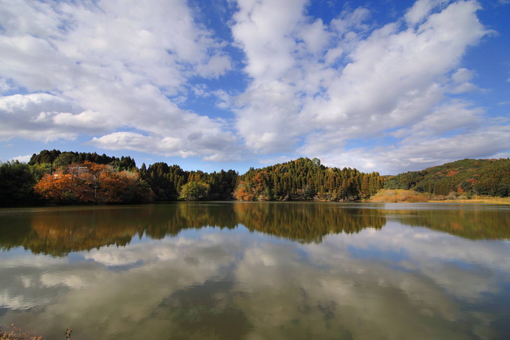 農業池の雲 - ②