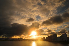 小戸橋の夕焼け - ②