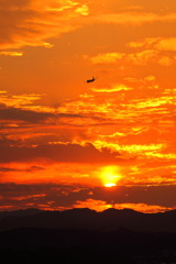 夕焼け (旅客機) 夕焼け (旅客機)