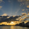 川上の夕雲 - ②
