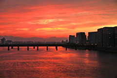 川の夕暮れ (最終章)
