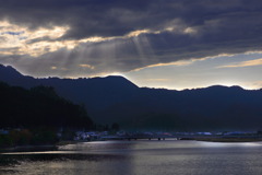 加江田川 (河口の夕焼け) - ①