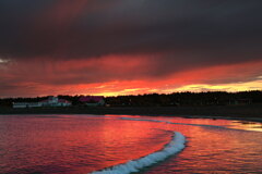 海の夕焼け - ③