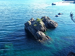 岩 と 海