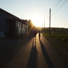 夕暮れの散歩