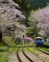 会津鉄道　湯野上温泉駅