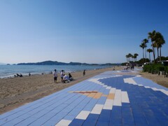 GWの浜辺