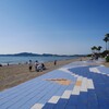 GWの浜辺
