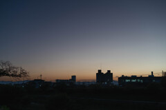 京都の夕暮れ